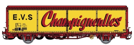 L.S. Models LS30689 - H0 - Schiebewandwagen Champigneulles, SNCF, Ep. IV